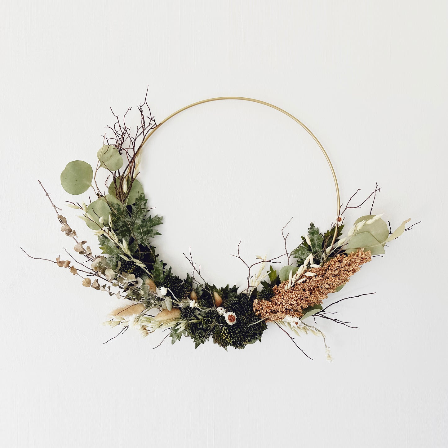 Organic Blooms Series: Wreath-Eucalyptus