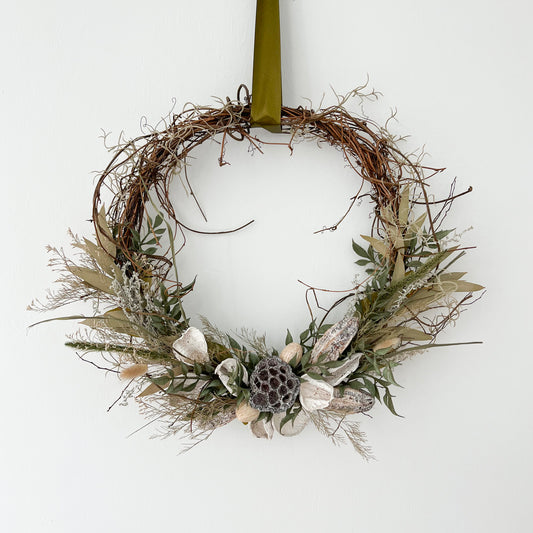 Organic Blooms Series: Wreath-Lotus